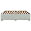 vidaXL Bettgestell ohne Matratze Hellgrau 180x200 cm Samt