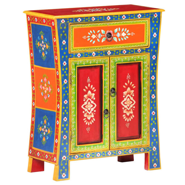 vidaXL Sideboard Handbemalt 60x30x75 cm Mango Massivholz
