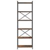 vidaXL B&uuml;cherregal Ger&auml;ucherte Eiche 40 x 30 x 85 cm Holzwerkstoff