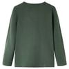 Kinder-Langarmshirt Dunkelgrün 128