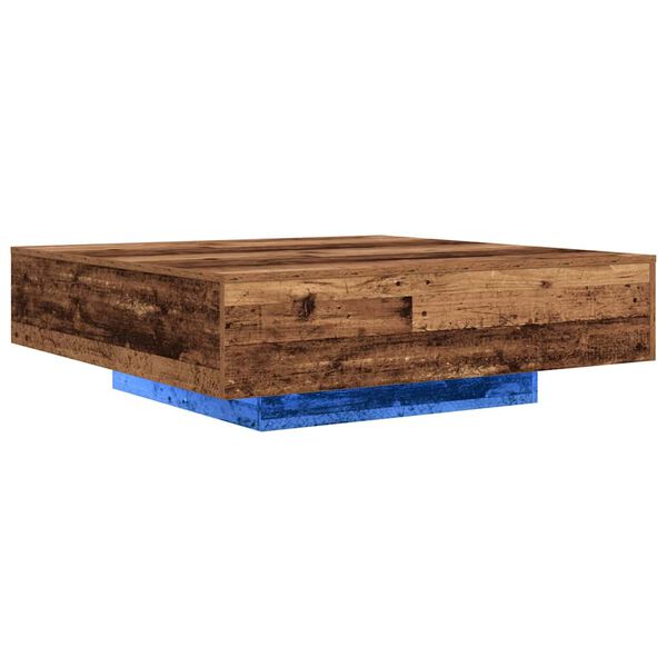 vidaXL Couchtisch Altholz 100 x 100 x 31 cm Holzwerkstoff