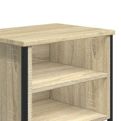 vidaXL Nachttisch Sonoma-Eiche 40x30x40 cm Holzwerkstoff