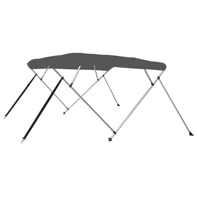 vidaXL 4-Bow Bimini Top Anthrazit 243x196x137 cm