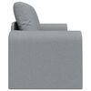 vidaXL Schlafsofa 60cm Hellgrau Stoff