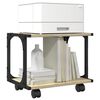 vidaXL Druckerst&auml;nder 2 Ablagen Sonoma-Eiche 41x28x33,5 cm