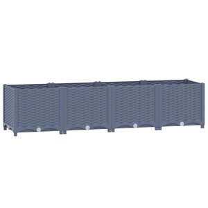 vidaXL Hochbeet 160x40x38 cm Polypropylen