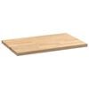 vidaXL K&uuml;chenarbeitsplatte 100x63,5x4 cm Massivholz Eiche Rechteckig