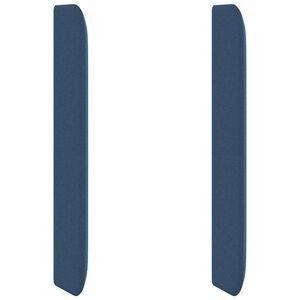 vidaXL Kopfteil Ohr Blau 80 x 16 x 4 cm Stoff