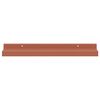 vidaXL Wandregal mit Regal 2 pcs Rot 40 x 9 x 3 cm Holzwerkstoff