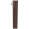 vidaXL Vitrinenschrank Braun Eichen-Optik 100x8,5x50 cm Holzwerkstoff