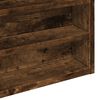 vidaXL Vitrinenschrank R&auml;uchereiche 60x8,5x58 cm Holzwerkstoff