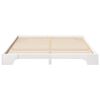 vidaXL Bettrahmen Wei&szlig; 200 x 220 cm Massives Kiefernholz