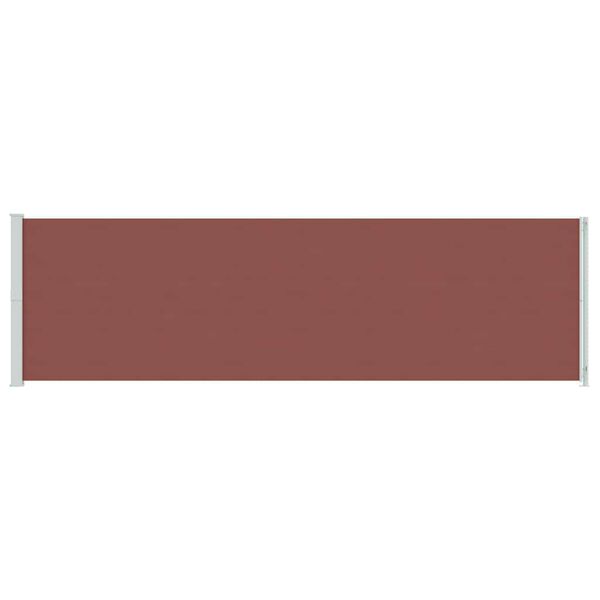 vidaXL Seitenmarkise Ausziehbar 180x600 cm Braun