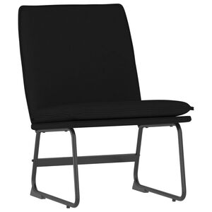 vidaXL Loungesessel Schwarz 52x75x76 cm Stoff