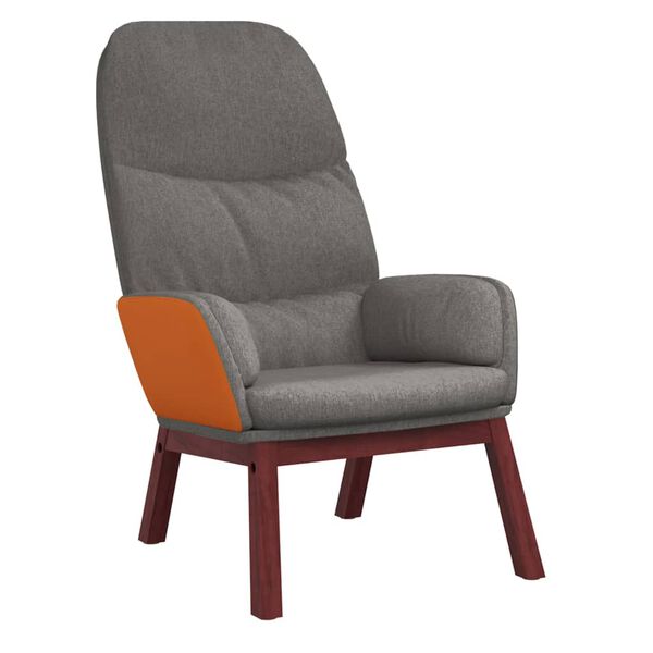 vidaXL Relaxsessel Hellgrau Stoff