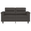 vidaXL 2-Sitzer-Sofa Grau 120 cm Kunstleder