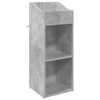 vidaXL Schallplattenschrank Betongrau 36 x 36 x 95,5 cm Holzwerkstoff