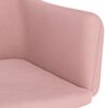 vidaXL Esszimmerst&uuml;hle 2 Stk. Rosa Samt