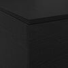 vidaXL Aufbewahrungsbettgestell Schwarz Eichen-Optik 120 x 200 cm