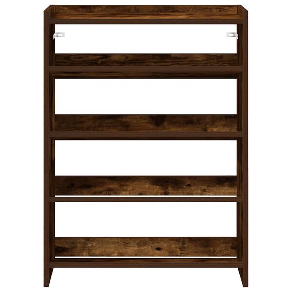 vidaXL Schuhregal R&auml;uchereiche 60x25x81 cm Holzwerkstoff