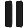 vidaXL Boxspringbett mit Matratze Schwarz 140x190 cm Stoff
