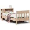 vidaXL Massivholzbett mit Regal ohne Matratze 90x200 cm Kiefer