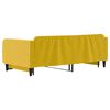 vidaXL Tagesbett Ausziehbar Gelb 100x200 cm Samt