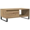 vidaXL Couchtisch Artisan-Eiche 90x50x36,5 cm Holzwerkstoff