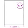 vidaXL Fensterfolie Statisch Matt Grau 60x2000 cm PVC