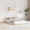 vidaXL Bettgestell Braun 135 x 190 cm Holz