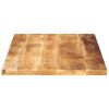vidaXL Tischplatte 100x70x3,8 cm Rechteckig Raues Massivholz Mango