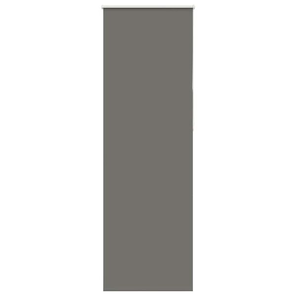 vidaXL Verdunkelungsrollo Grau 85x230 cm Stoffbreite 80,7 cm Polyester