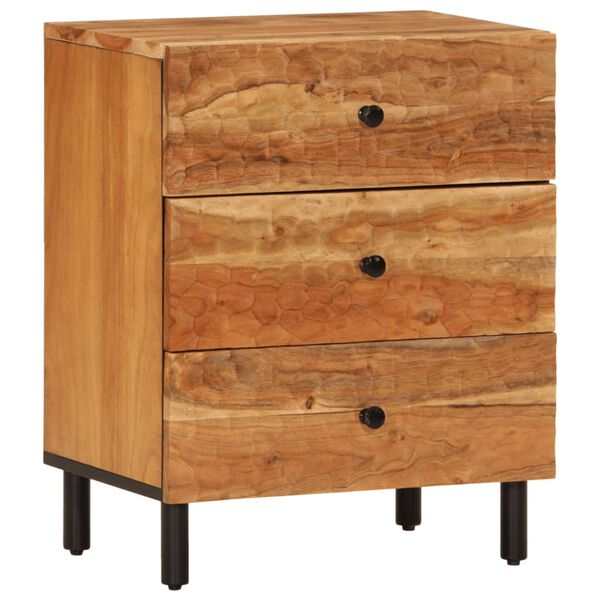 vidaXL Nachttisch 50x33x60 cm Massivholz Akazie