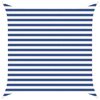 vidaXL Sonnensegel Blau und Wei&szlig; 2,5 x 2,5 m 100 % Polyester Oxford