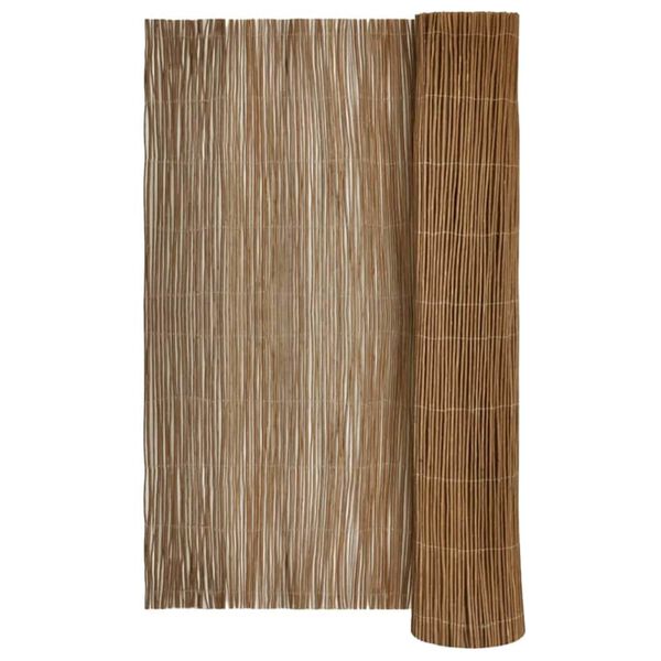 vidaXL Weidenzaun Natur 180 x 500 cm Weide