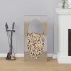 vidaXL Brennholzregal 50x23x100 cm Edelstahl