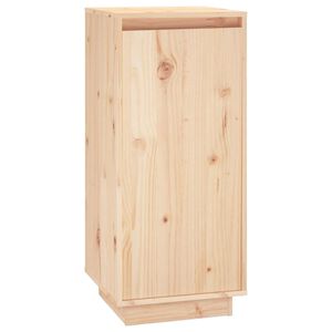 vidaXL Schuhschrank 35x35x80 cm Massivholz Kiefer