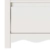 vidaXL TV-Schrank Drammen Weiß 99 x 43 x 55 cm Massivholz Kiefer