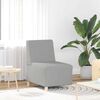 vidaXL Modulares Armfreies Sofa 2 pcs Wolkengrau 55 x 74 x 82 cm Stoff