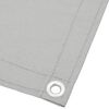 vidaXL Balkon-Sichtschutz Hellgrau 90x500 cm 100 % Polyester Oxford