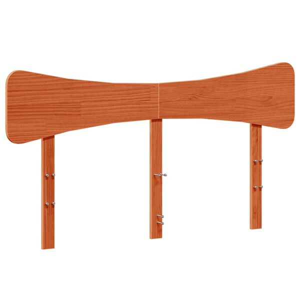 vidaXL Kopfteil Wachsbraun 140 cm Massivholz Kiefer