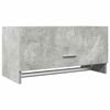 vidaXL Kleiderschrank Betongrau 70x32,5x35cm Holzwerkstoff