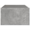 vidaXL Couchtisch mit Infinity-LED Betongrau 90x50x30 cm
