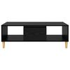 vidaXL Couchtisch Schwarz Eichen-Optik 102 x 55 x 35 cm Holzwerkstoff