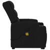 vidaXL Massagesessel mit Aufstehhilfe Schwarz Stoff