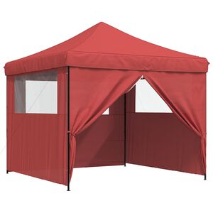 vidaXL Party-Zelt Bordeauxrot 292 x 292 x 315 cm Oxford-Stoff