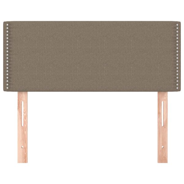 vidaXL Kopfteil Taupe 90x5x78/88 cm Stoff