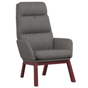 vidaXL Relaxsessel Hellgrau Stoff