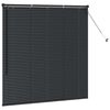 vidaXL Balkenjalousien Schwarz 130 x 125 cm Aluminium