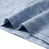 Kinder-Kurzarmshirt Blau Melange 104